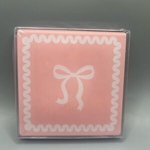 Target Bullseye Playground Pink Bow Coquette Acrylic Coasters Valentine 2025 NEW